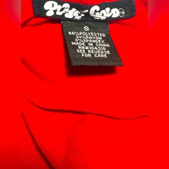 Red Bodycon Dress Size Small, Planet Gold - Picture 3 of 3